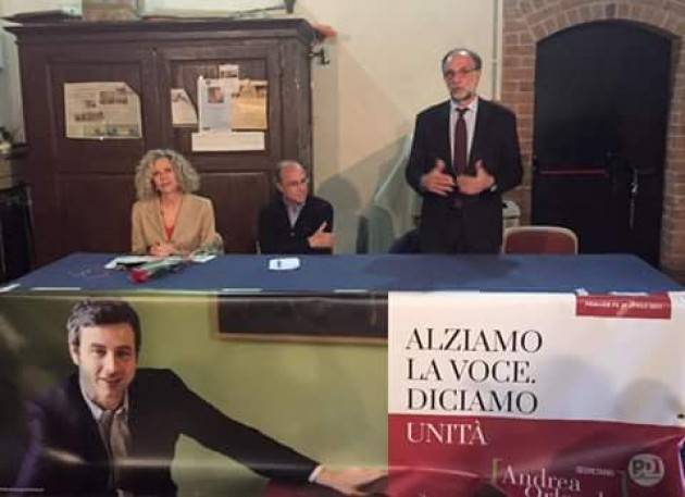 (Video) Monica Cirinnà a Cremona  spiega i motivi del suo sostegno ad Andrea Orlando segretario nazionale del PD