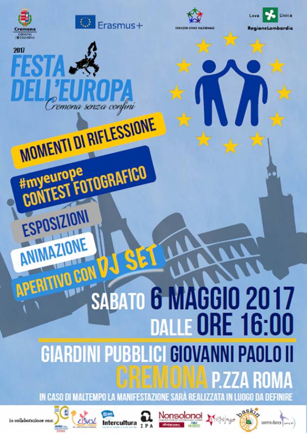 A Cremona Sabato 6 e mercoledì 10 maggio: due eventi per celebrare la Festa dell'Europa
