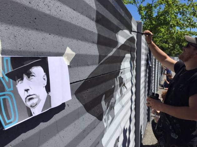 Cremona Murales in via Vecchia Dogana  Soddisfazione di Gianluca Galimberti