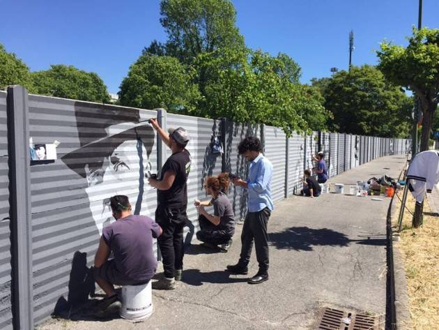 Cremona Murales in via Vecchia Dogana  Soddisfazione di Gianluca Galimberti