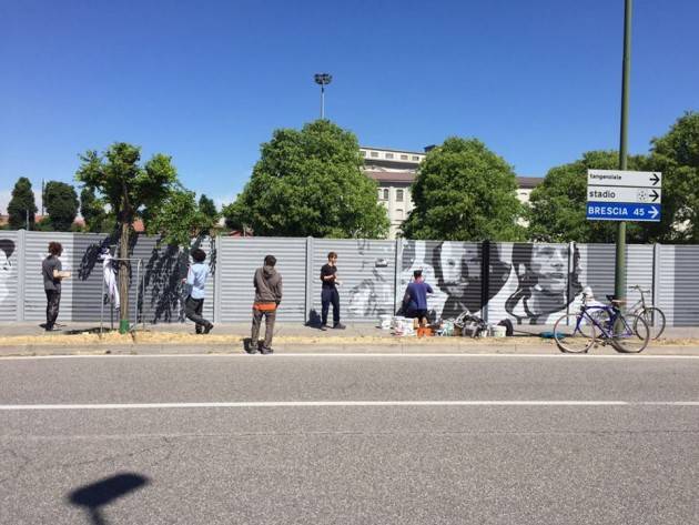 Cremona Murales in via Vecchia Dogana  Soddisfazione di Gianluca Galimberti