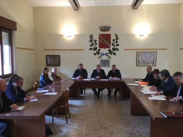 Lavori sul Ponte  ‘Verdi’ Summit a San Daniele Po