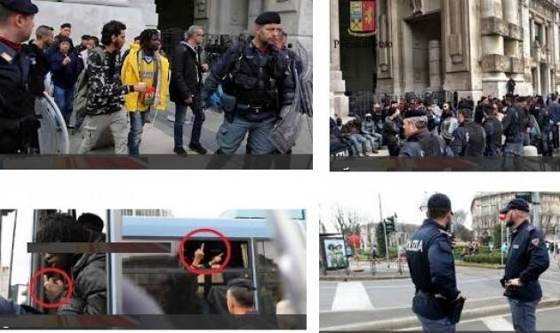 Blitz contro immigrati a Milano si è consumato un gravissimo abuso.