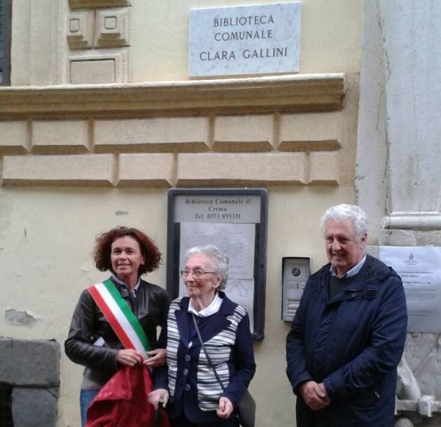 Il saluto di Stefania Bonaldi alla intitolazione della Biblioteca Comunale all’antropologa Clara Gallini