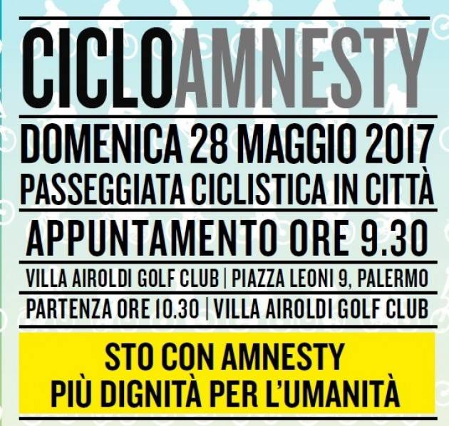 Palermo 'STO CON AMNESTY PIU' DIGNITA' PER L'UMANITA'