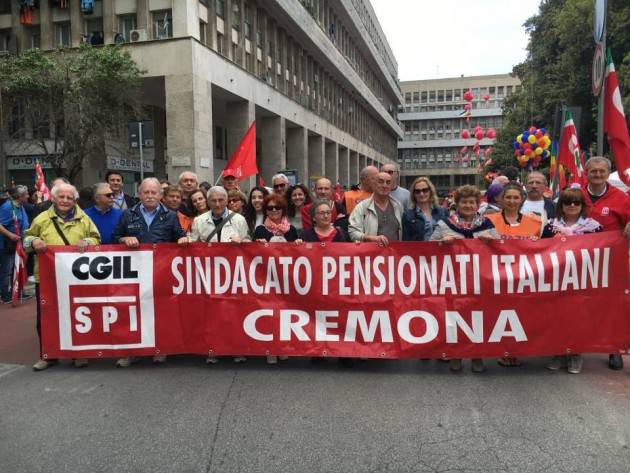 La Cgil e lo SPI di Cremona a Roma alla manifestazione a sostegno Carta dei Diritti