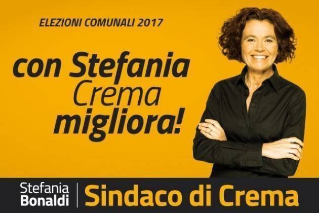 Crema La candidata sindaca Stefania Bonaldi a Santa Maria