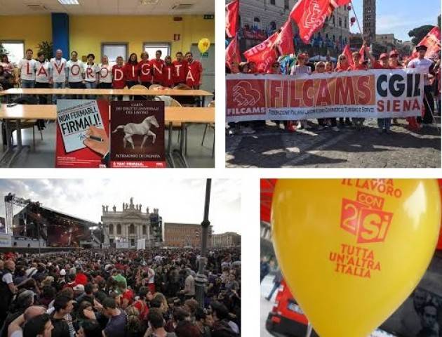 Cgil Mobilitazione La settimana del lavoro