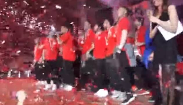 Festa della Cremonese per la serie ‘B’ Piazza Marconi stracolma