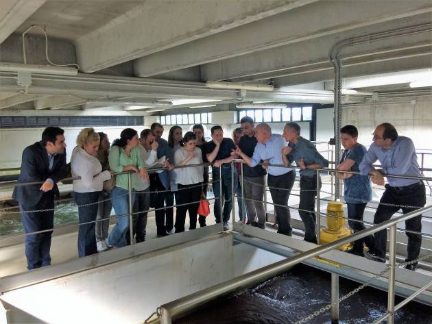Delegazione Turca visita  Padania Acque  ed i suoi impianti