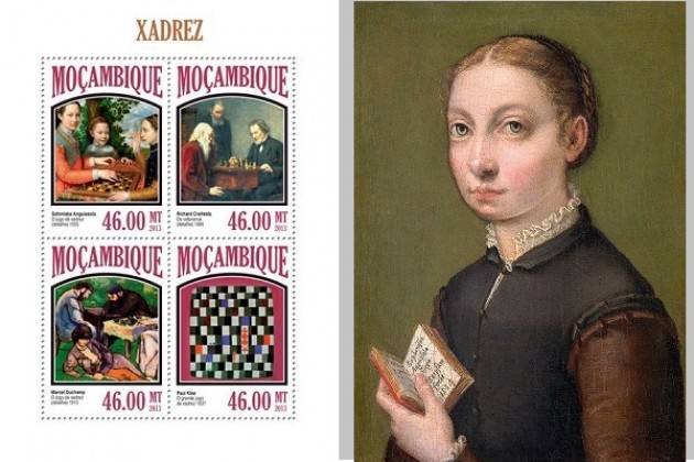 Filatelia La cremonese Sofonisba Anguissola in molti francobolli | Giorgio Barbieri