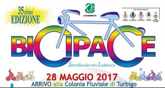 Il programma dell’edizione 2017 della Bicipace di Domenica 28 maggio