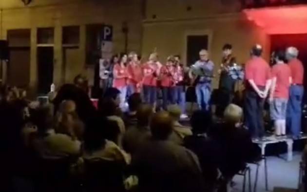 Cremona Un grande  successo la serata dell’Anpi con le canzoni ed i canti partigiani