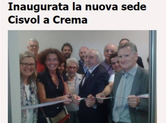 Cisvol Crema e Centro antiviolenza hanno una nuova sede