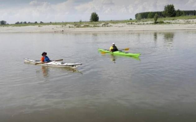 Verso Venezia in canoa da Casalmaggiore . Diario della 4 tappa di Paolo Antonini.