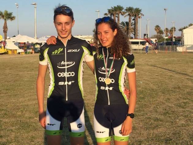 L'atleta del team Stradivari Triathlon  Marco Tironi si è imposto nella categoria M6 