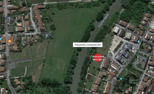 A Crema Playground naturale lungo il fiume Serio