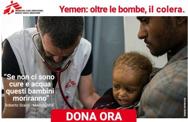 Yemen: oltre le bombe, il colera.
