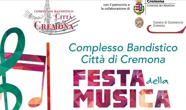 Oggi, domenica 18 alle ore 18 Concerto bandistico  ‘Città di Cremona