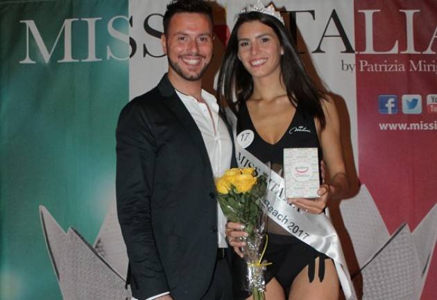 L'annuncio di Santo Canale : Miss Ponticello Beach 2017 è Sara Esposito, 23 anni