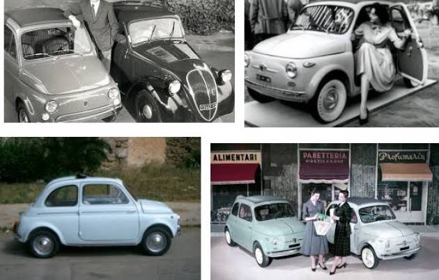 AccaddeOggi   #2 luglio 1957-Torino: La FIAT presenta ufficialmente la Fiat 500 al circolo Sporting