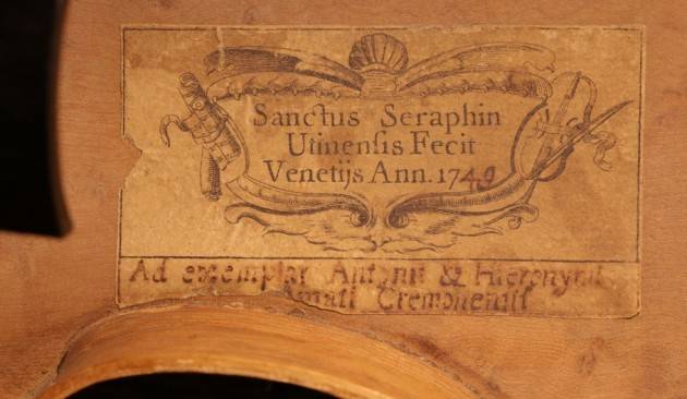 Cremona MDV Violino Santo Serafino 1749: il suono ritrovato Audizione l’11 luglio