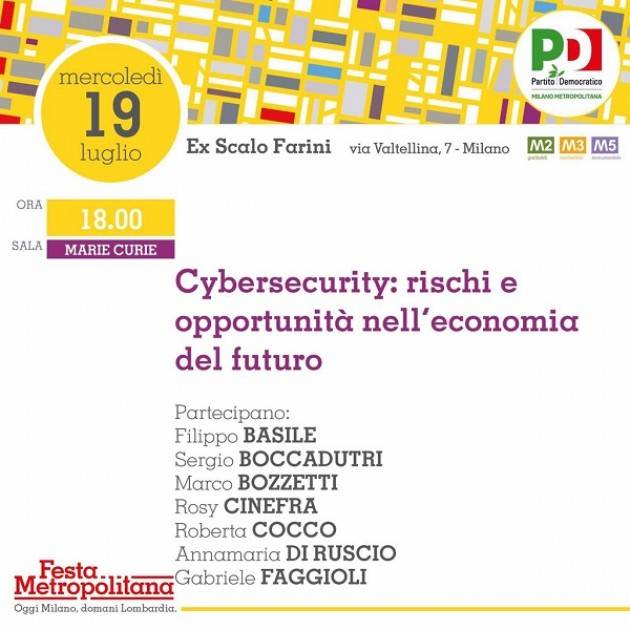 Tecno  Incontro a Milano Cybersecurity: rischi e opportunità nell’economia del futuro