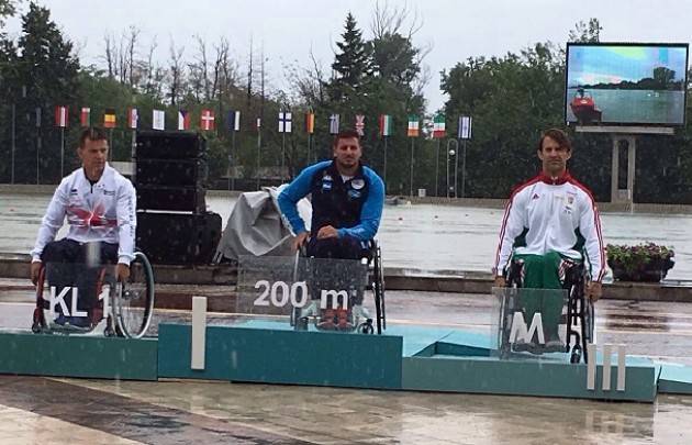 Canottieri Bissolati Cremona Esteban Farias vince campionati europei di paracanoa in Bulgaria