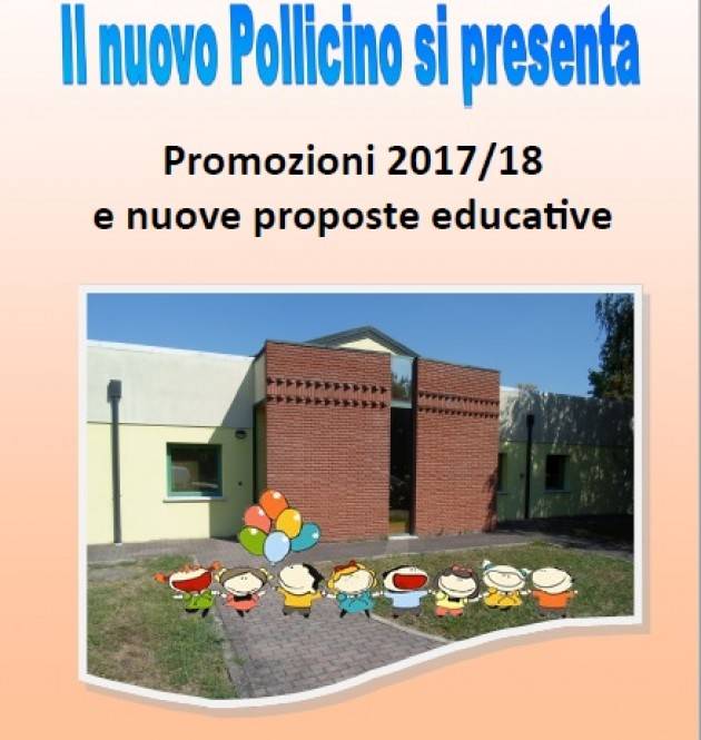 Cerese di Borgo Virgilio Nido Pollicino, promozioni e nuove proposte per il nuovo anno scolastico