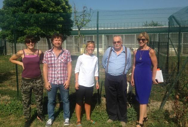 Cremona Sopralluogo dell'assessore Alessia Manfredini al canile rifugio di Calvatone