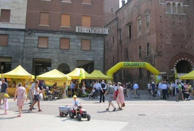 Coldiretti Cremona: domenica 13 agosto in piazza Stradivari