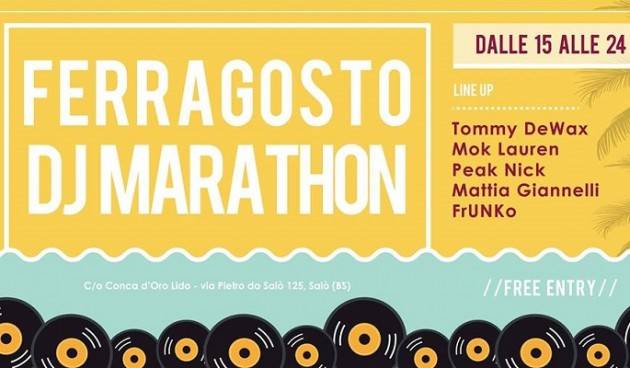 Il Lido Conca D'oro di Salò torna con la quarta edizione della Ferragosto DJ's Marathon!