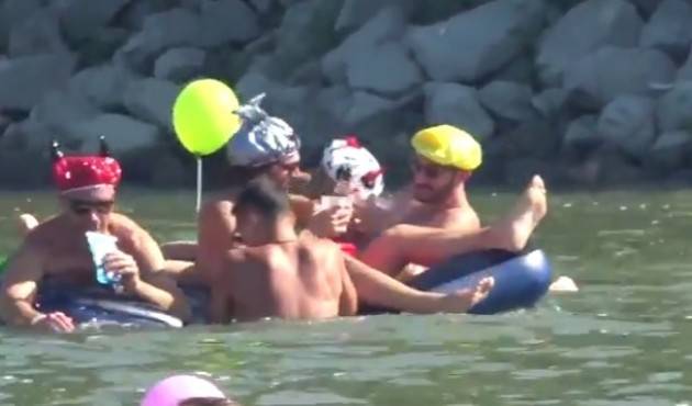 (Video) Casalmaggiore 5° Saggio Natatorio nel Grande Fiume Po