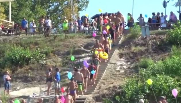 (Video) Casalmaggiore 5° Saggio Natatorio nel Grande Fiume Po