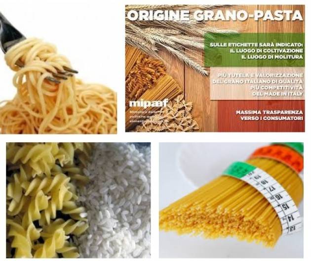 MADE IN ITALY: COLDIRETTI, STOP INGANNI CON ETICHETTA PASTA/RISO IN GU