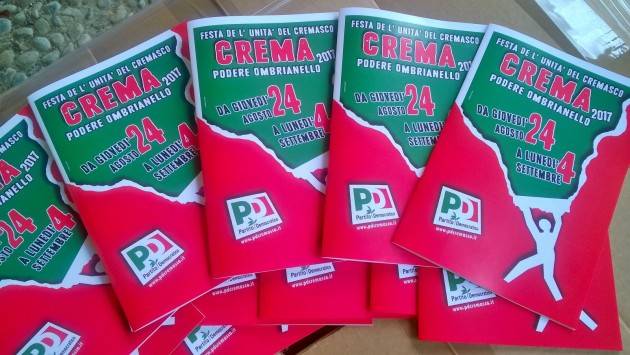La telefonata con Matteo Piloni: Dobbiamo essere  orgogliosi della nostra Festa dell’Unità di Ombrianello 2017