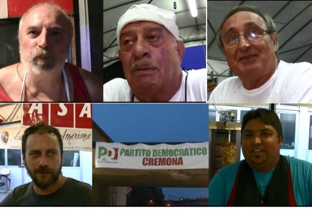 (Video) I volontari della Festa del PD 2017  di Cremona  di Gian Carlo Storti