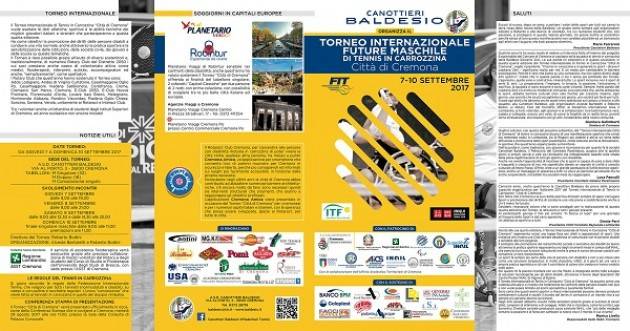 Fino al 10 settembre il Torneo ‘Tennis in carrozzina’  alla Baldesio di Cremona