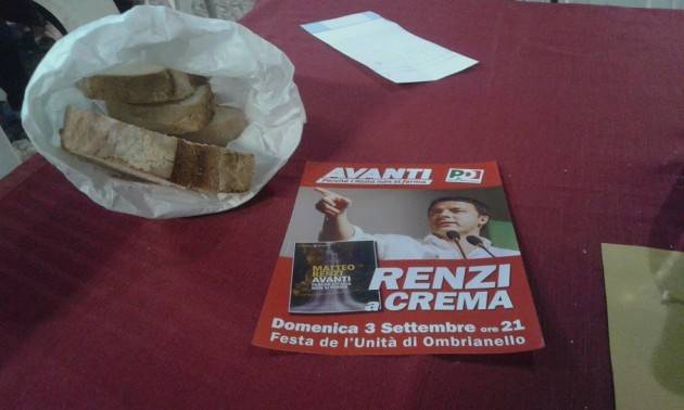 (Video) Festa Unità di Crema aspetta Renzi. Rosato, capogruppo Pd alla Camera, traccia l’agenda politica