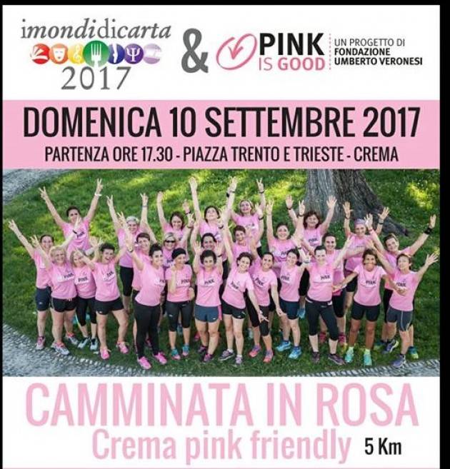 Crema Camminata Rosa Siamo quasi pronti per la partenza!!!!