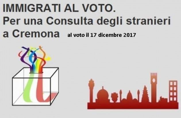 Cremona  Il prossimo 17 dicembre 2017  probabile data elezioni della Consulta Immigrati