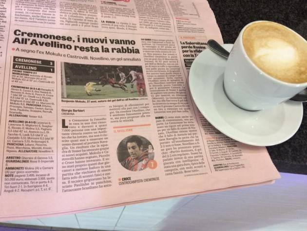 La Cremonese in B di oggi  e quella di  Wembley Tifiamo tutti per la nostra città La telefonata con  Giorgio Barbieri