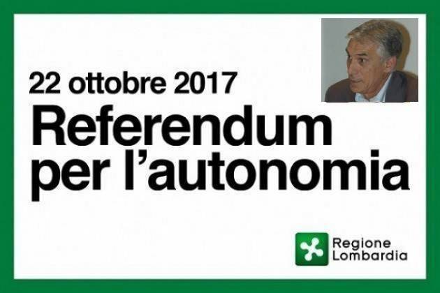  Referendum Lombardo 22 ottobre. I socialisti non partecipano al voto di Virginio Venturelli