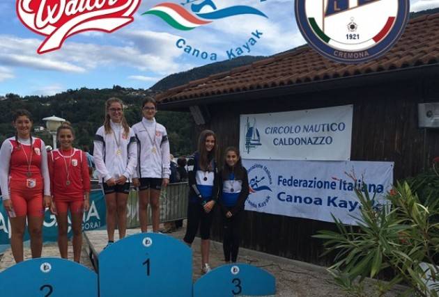 Lago di Cadonazzo (Tn) La Canottieri  Bissolati conquista 2 medaglie d’oro, 2 d’Argento e 5 di Bronzo.