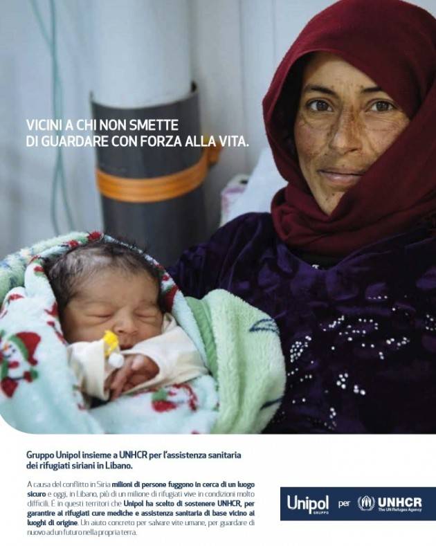 Unipol Ha attivato una importante collaborazione con UNHCR a favore dei rifugiati.