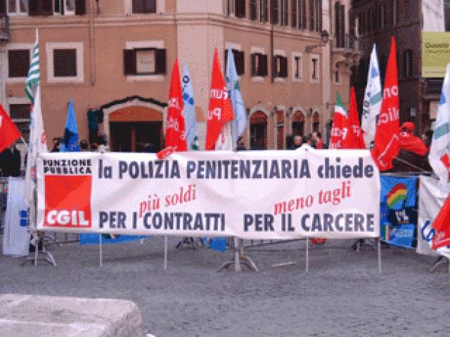 La mobilitazione Polizia penitenziaria, Fp Cgil: no a strumentalizzazioni