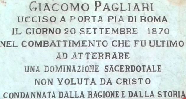 Cremona il 147° anniversario della presa di Porta Pia rievocato all'insegna dei valori laici della vita pubblica