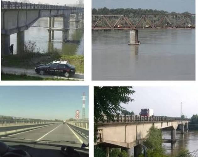 Sul ponte di Casalmaggiore nessun lavoro in corso di Ernesto Biagi (Casalmaggiore)