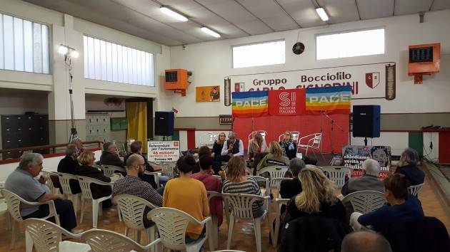 Cremona Stasera  si chiude al Circolo Signorini di Cremona la festa di Sinistra Italiana