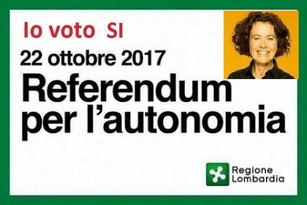 Bonaldi Stefania perché voto SI al Referendum Lombardo sulle autonomie
